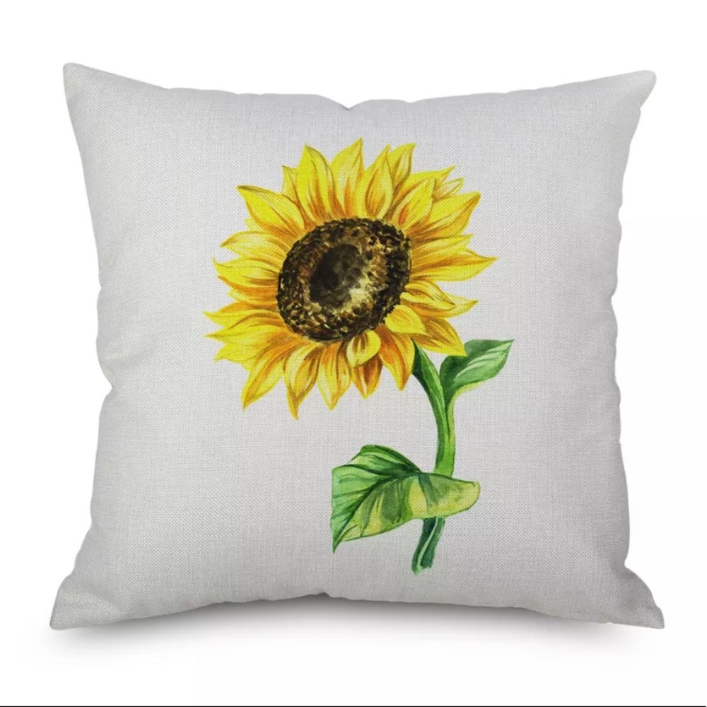 Sunflower 🌻 Pillow Cover.